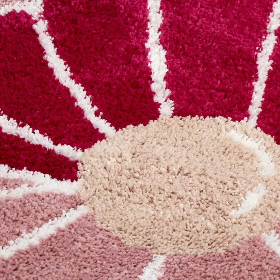 Badmat Schelp Parel Paars/Roze