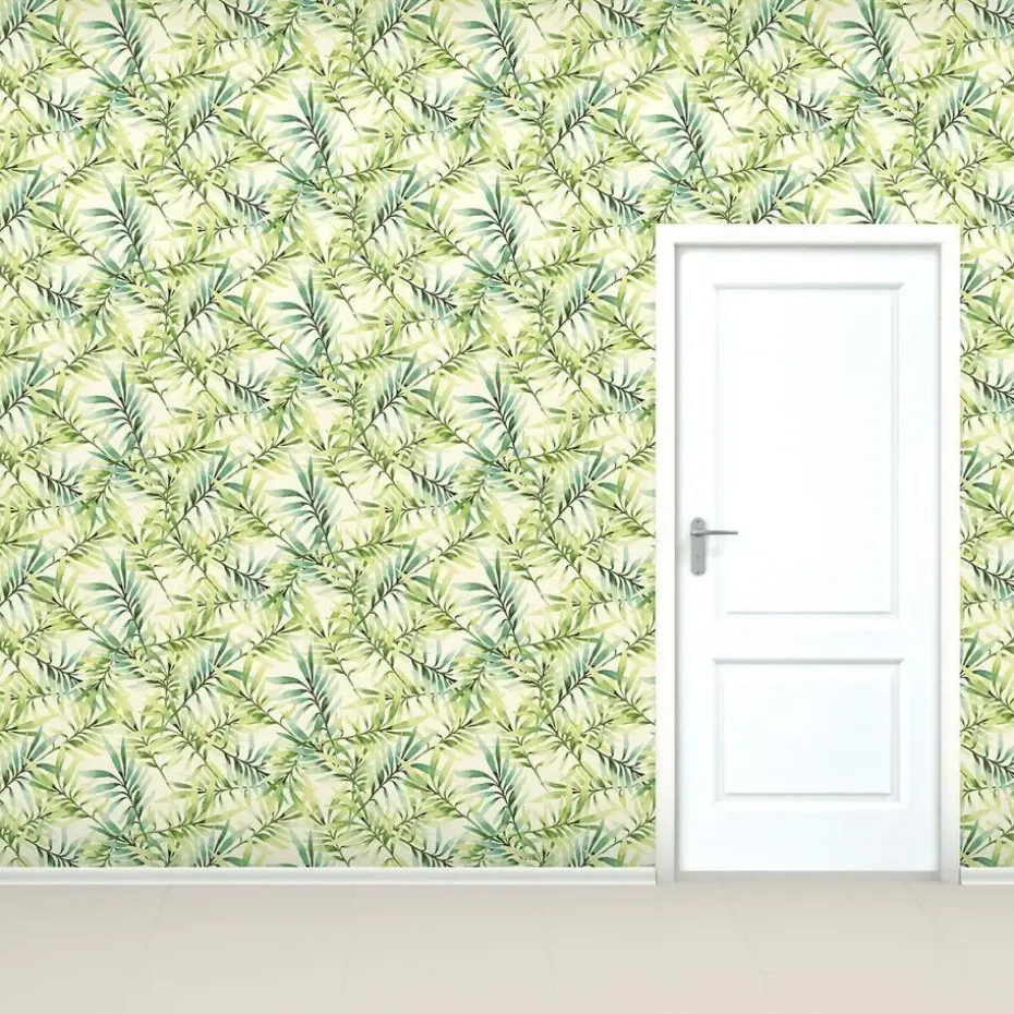 Behang Lente Groen