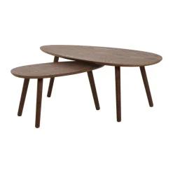 Bijzettafel Denno Bruin L