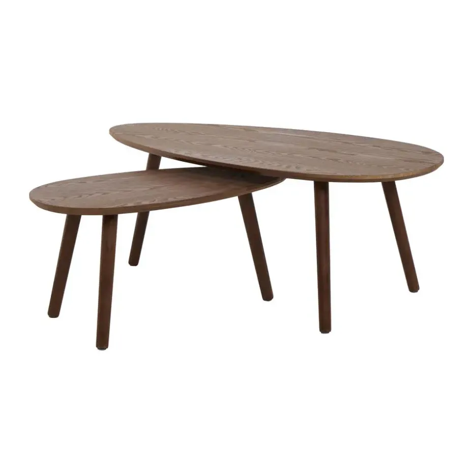 Bijzettafel Denno Bruin L