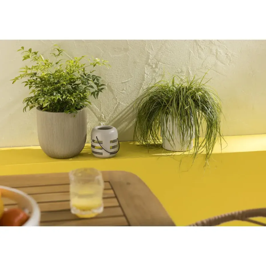 Bloempot Domont Taupe 52 cm 52x52 cm
