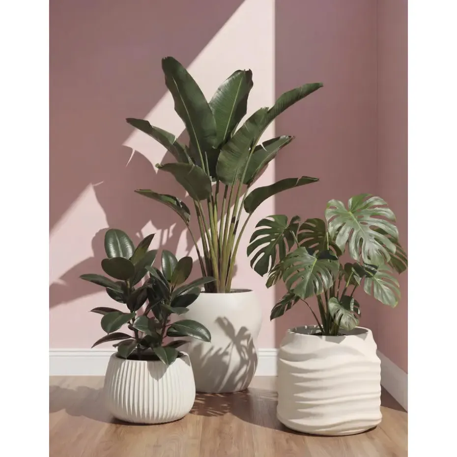 Bloempot Pinet Off-White