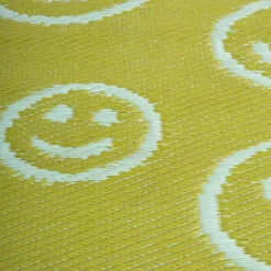 Buitenkleed Smiley Groen