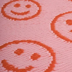 Buitenkleed Smiley Roze