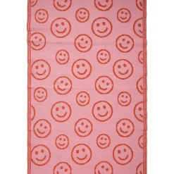 Buitenkleed Smiley Roze