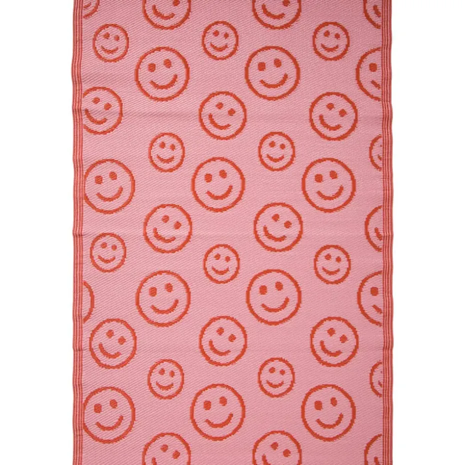 Buitenkleed Smiley Roze