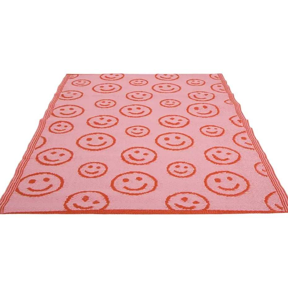Buitenkleed Smiley Roze