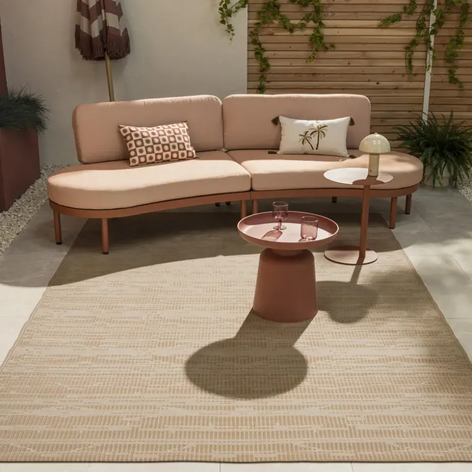 Buitenkleed Tara Taupe 200x290 cm