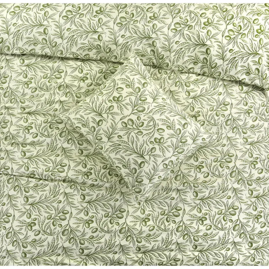 Dekbedovertrek Lisse Groen 200x200 cm