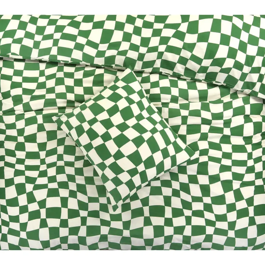 Dekbedovertrek Maart Groen 140x200 cm
