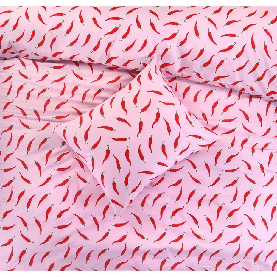 Dekbedovertrek Mia Peper Roze 200x200 cm