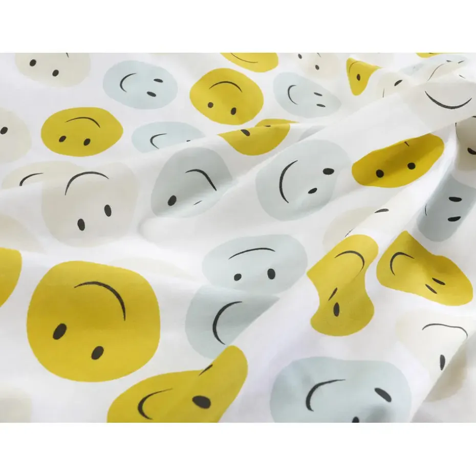 Dekbedovertrek Smiley Multicolor 200x200 cm