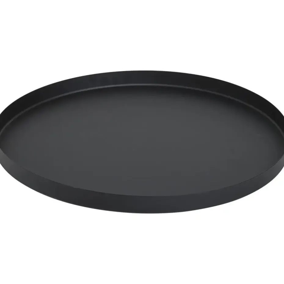 Dienblad / Kaarsenplateau Metaal Zwart - Ø40 cm ø 40 cm