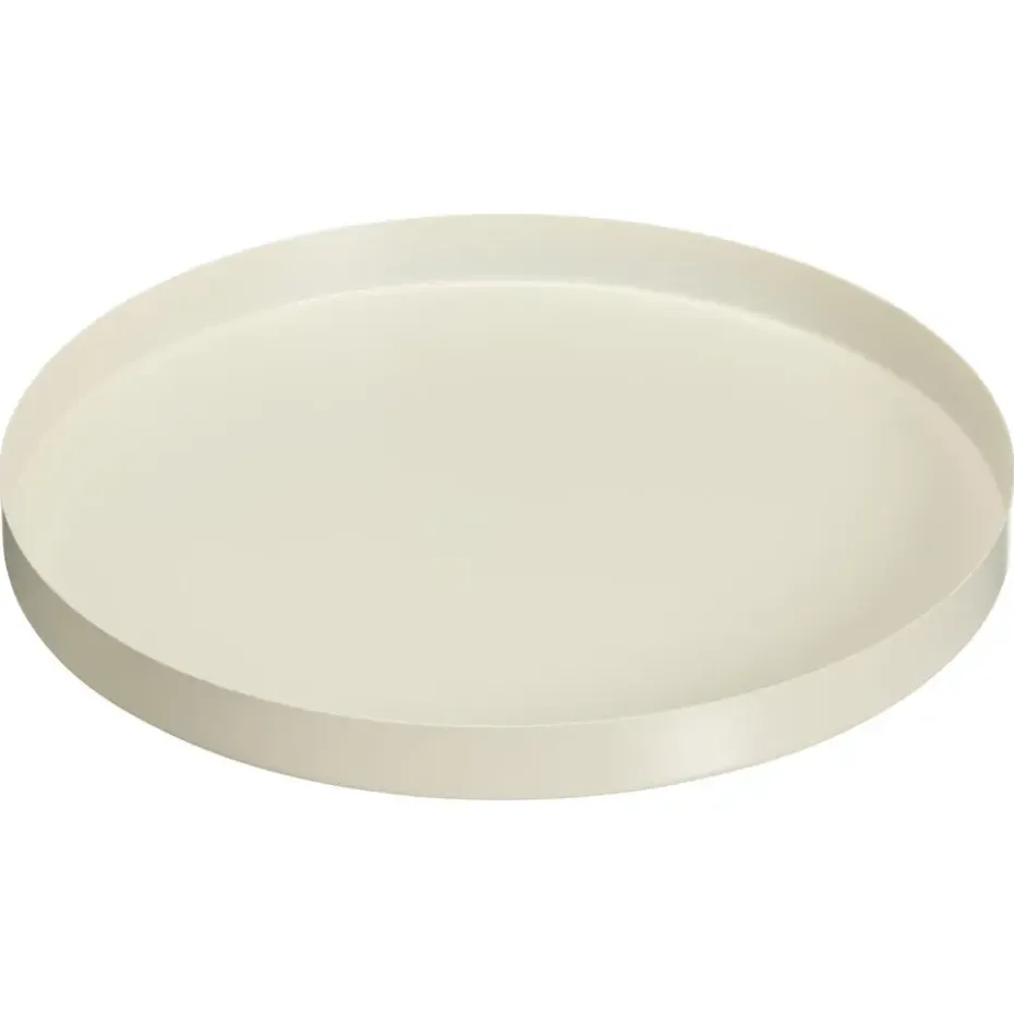 Dienblad Taupe Metaal ø30 cm ø 30 cm