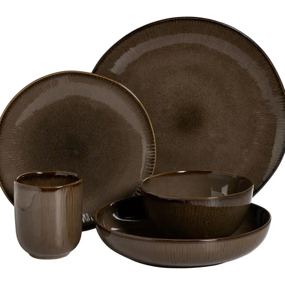Dinerbord Ivy Bruin - ⌀27cm