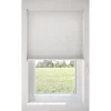 Dubbel Plissé Jikke Wit Lichtdoorlatend