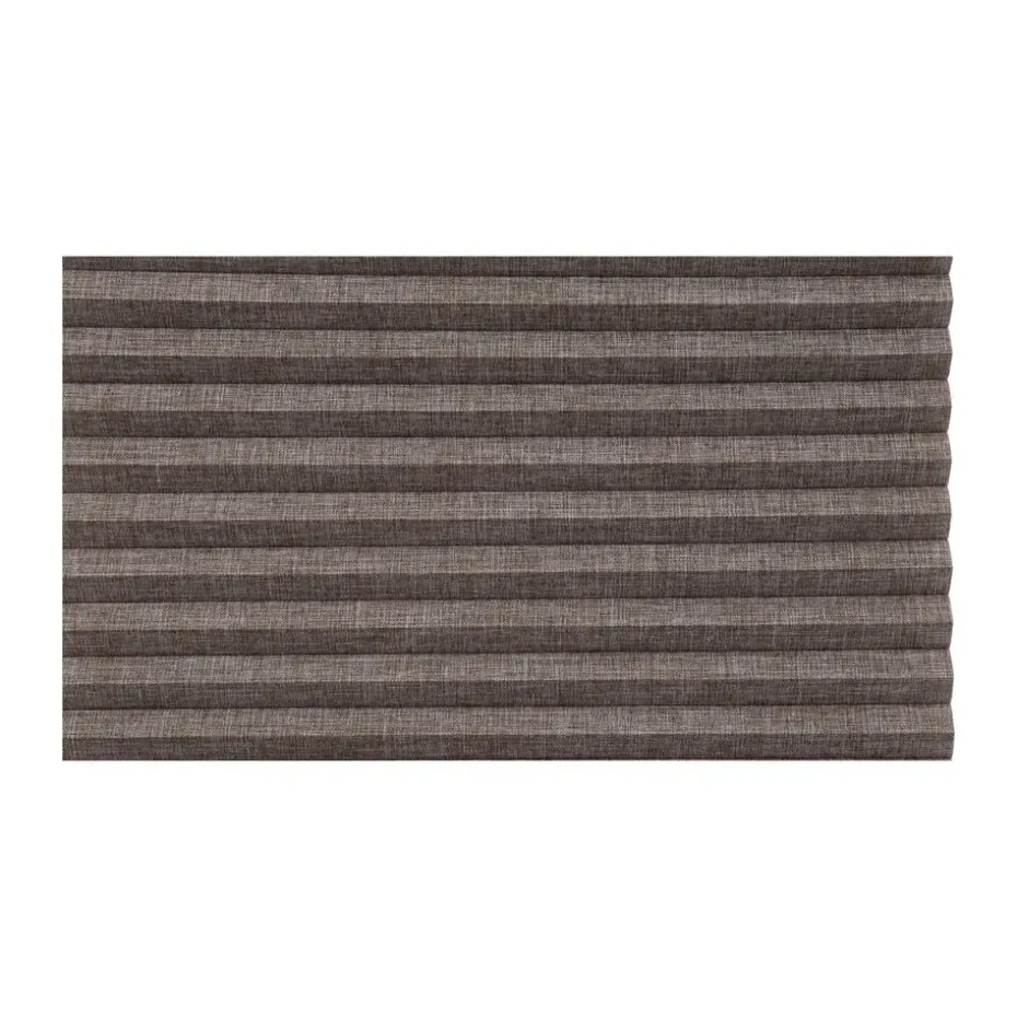 Dubbel Plisségordijn Floor Taupe Lichtdoorlatend