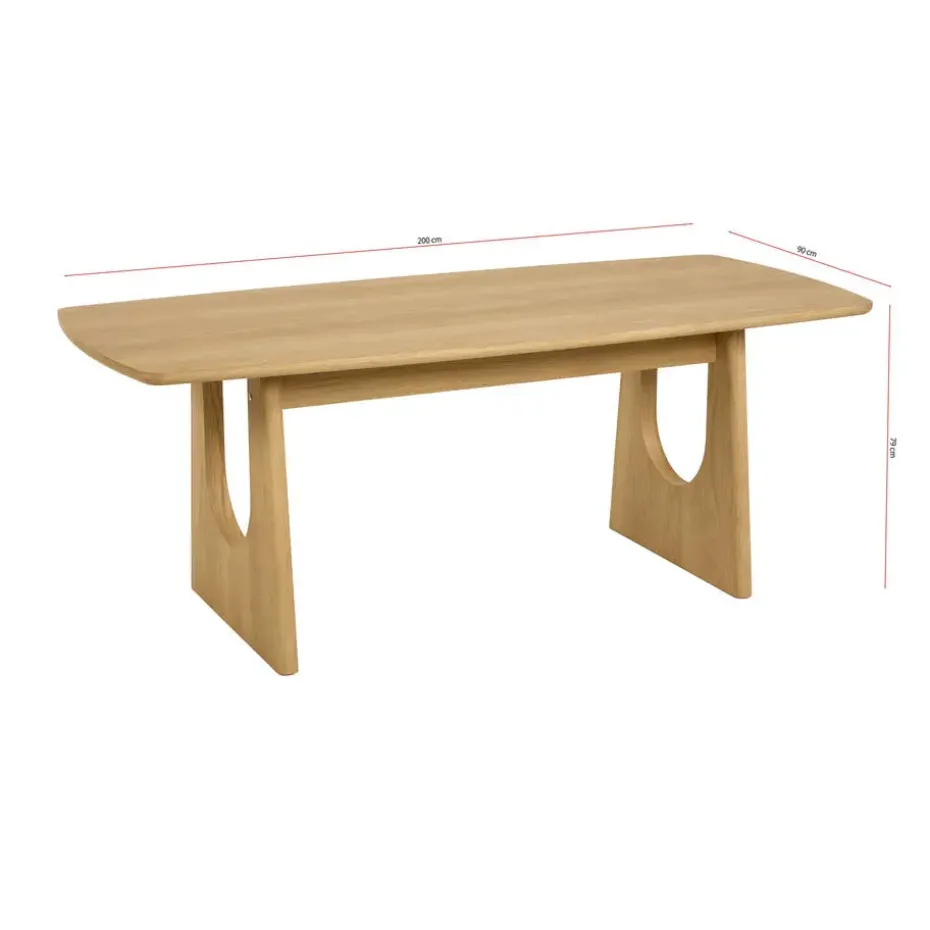 Eettafel Ferrara Naturel