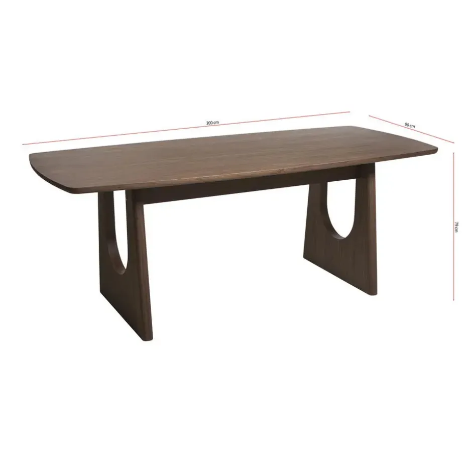 Eettafel Ferrara Walnoot