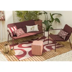 Fauteuil Azzuro Bordeaux