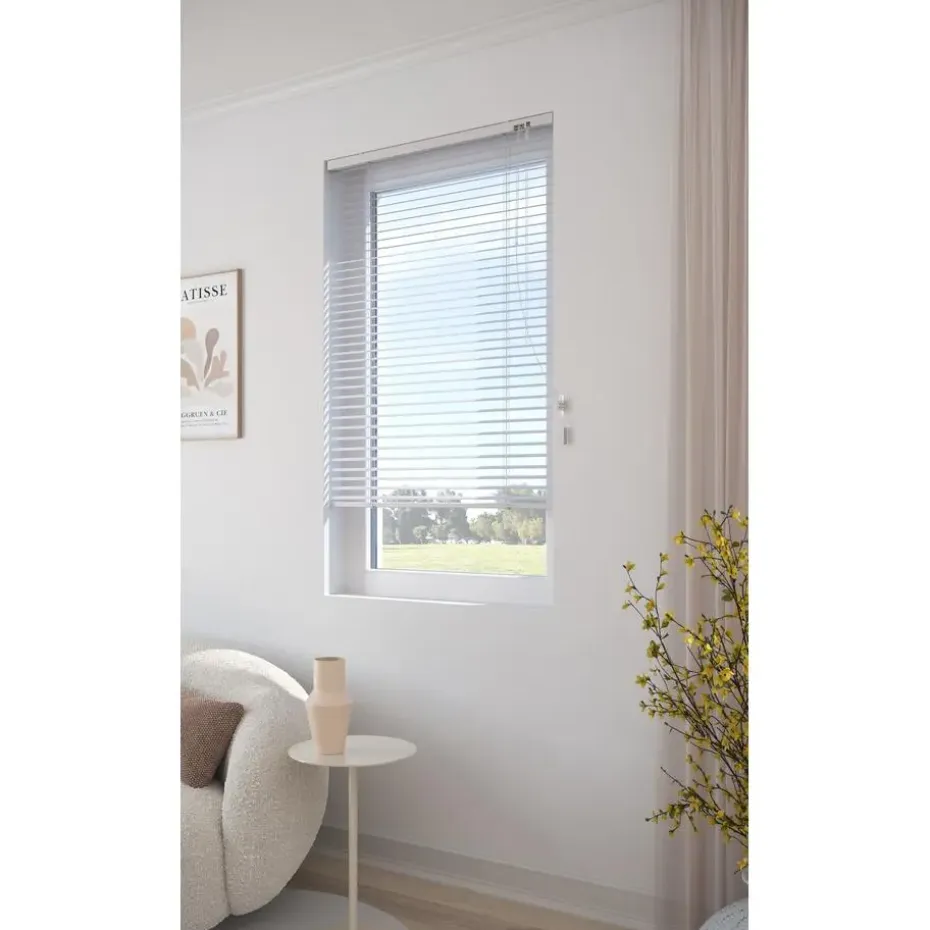 Fenstr Aluminium Jaloezie Alix Lichtgrijs 25mm