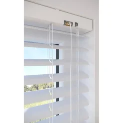 Fenstr Aluminium Jaloezie Bodine Wit 50mm