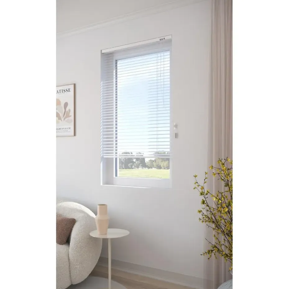 Fenstr Aluminium Jaloezie Dane Wit 25mm