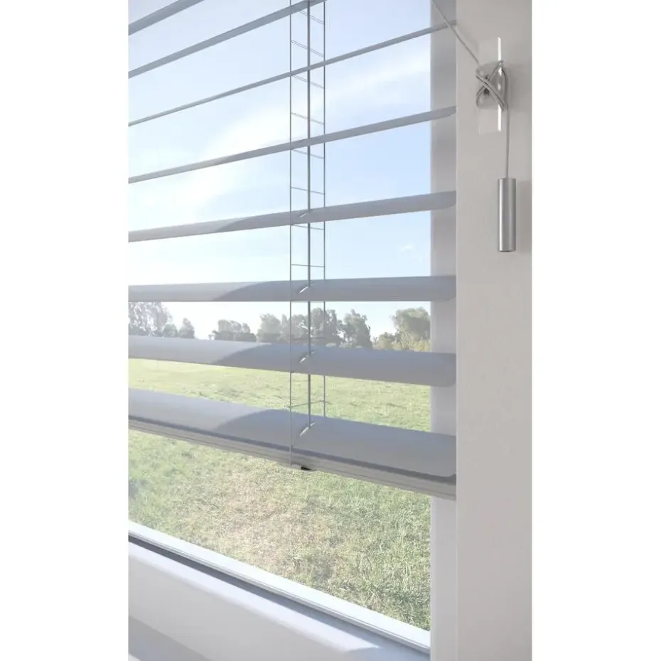 Fenstr Aluminium Jaloezie Mels Lichtgrijs 50mm