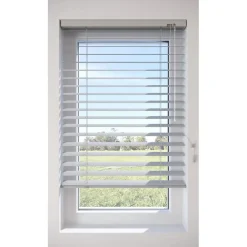 Fenstr Aluminium Jaloezie Mels Lichtgrijs 50mm
