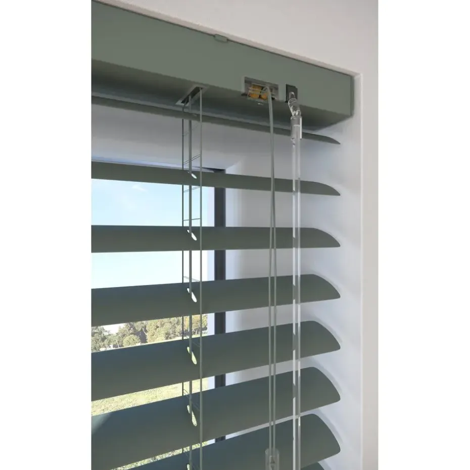Fenstr Aluminium Jaloezie Mels Zeegroen 50mm