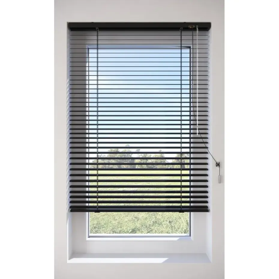 Fenstr Aluminium Jaloezie Alix Zwart 25mm