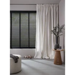 Fenstr Bamboe Jaloezie Tijl Zwart 65mm