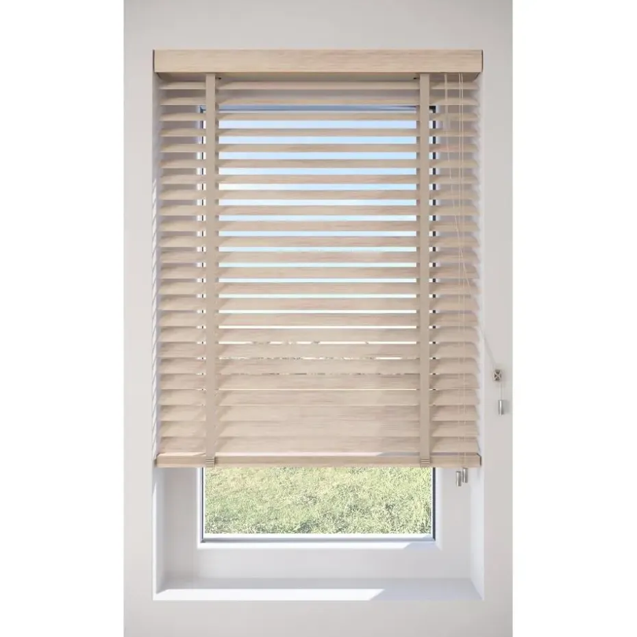 Fenstr Bamboe Jaloezie Wietze Beige 50mm