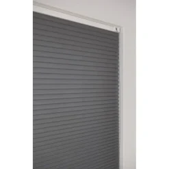 Fenstr Dubbel Plissé Dewi Grijs Lichtdoorlatend