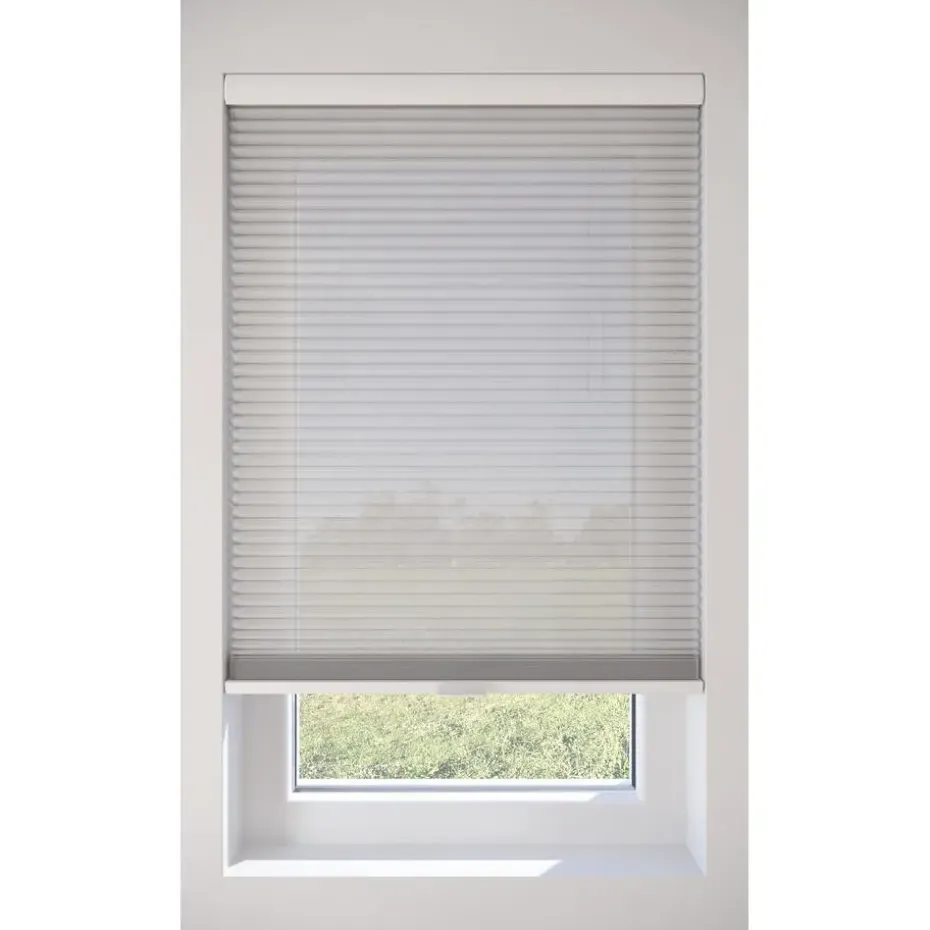 Fenstr Dubbel Plissé Lois Naturel Transparant