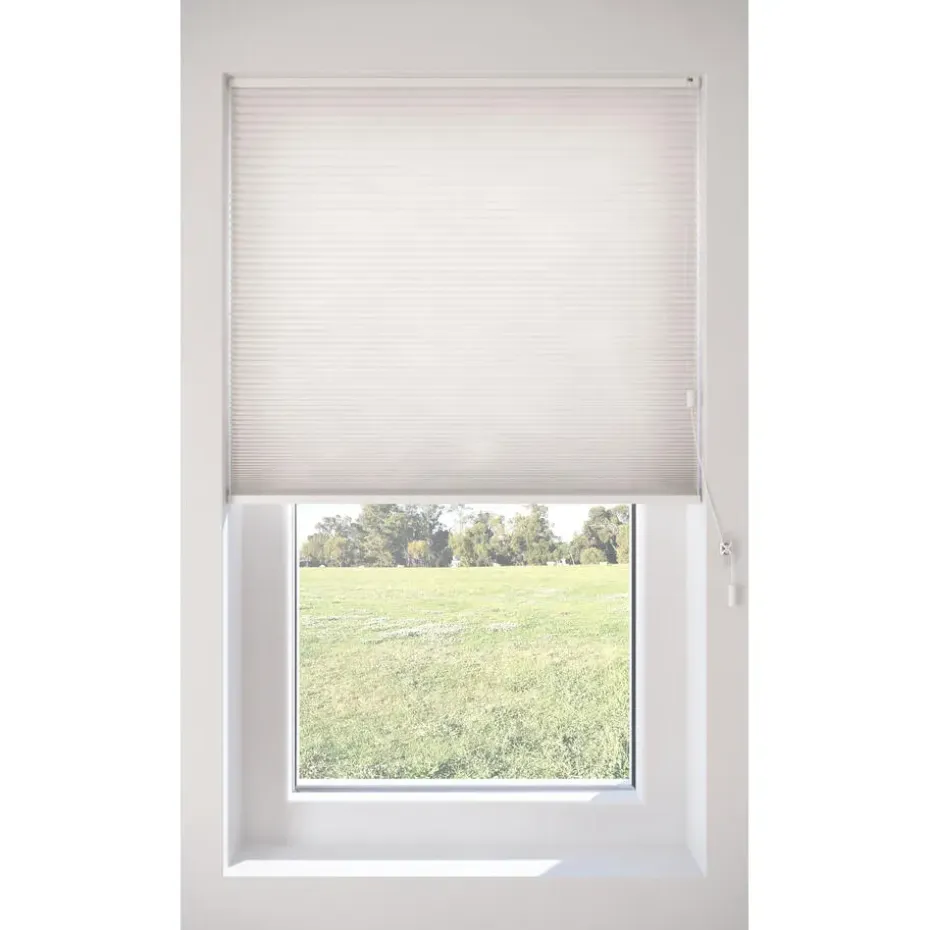 Fenstr Dubbel Plisségordijn Mia Offwhite Lichtdoorlatend