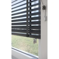 Fenstr Houten Jaloezie Hein Antraciet 50mm