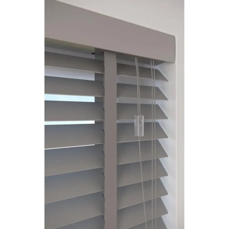 Fenstr Houten Jaloezie Hein Grijs 50mm