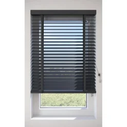 Fenstr Houten Jaloezie Theun Antraciet 65mm