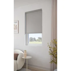Fenstr Rolgordijn Iris Taupe Lichtdoorlatend