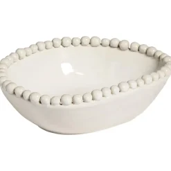Fruitschaal Beads Wit