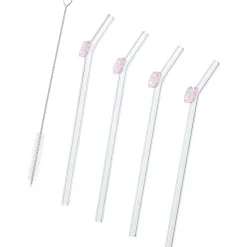 Glazen Rietjes Strik 4 Stuks