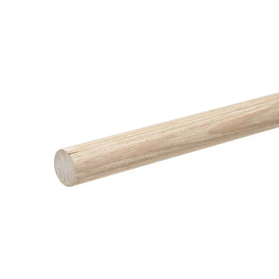 Gordijnroede 240 cm Hout - Ø28mm