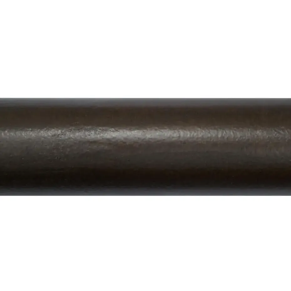 Gordijnroede 200cm Walnoot Bruin Hout Ø28mm