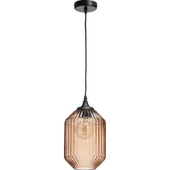 Hanglamp Pane Licht Bruin