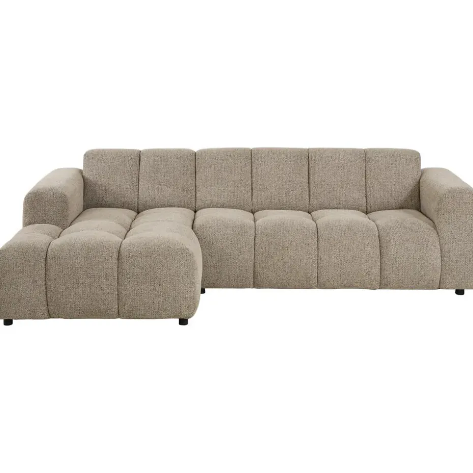 Hoekbank Carino Links Taupe