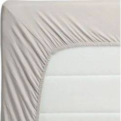 Hoeslaken Jersey Licht Grijs 200x90 cm