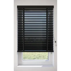 Houten Jaloezie Xander Zwart 50mm