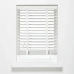 Houtlook Jaloezie Ravi Wit 50mm 60x130 cm