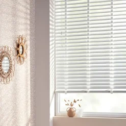 Houtlook Jaloezie Ravi Wit 50mm 60x130 cm
